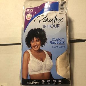 New 46C wire free Playtex 18 our front close bra